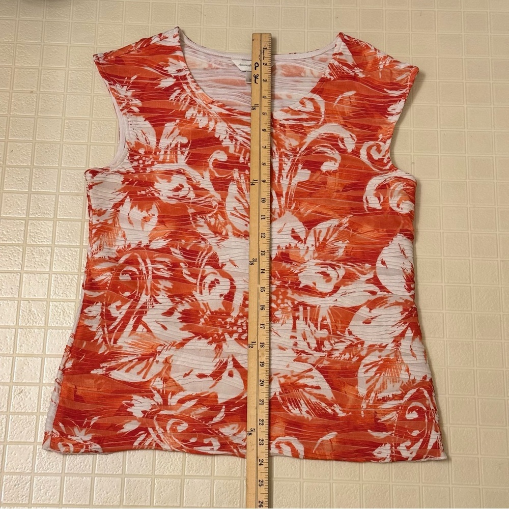 Christopher & Banks Floral Blouse Size M - Picture 2 of 4
